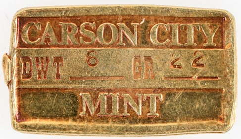Carson City Mint Gold Bar (11 grams) [201874]