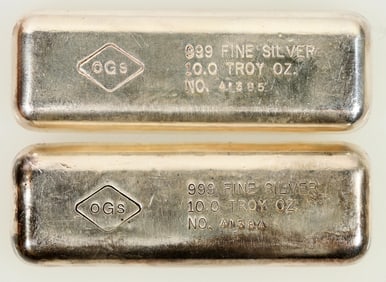 Oregon Gold & Silver Ingot Pair [200675]
