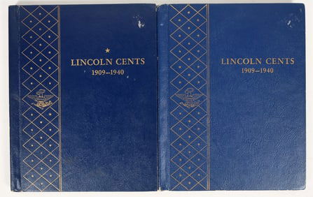 Lincoln Cents 1909-1940 Whitman Albums (2) [203801]