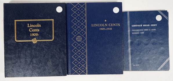 Lincoln Cent Coin Albums (3) [203804]