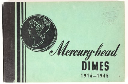 Meghrig Mercury Dime Coin Album (55 coins) [202497]