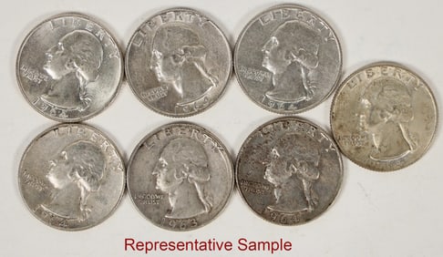 Washington Quarters 90% Silver (179) [203645]