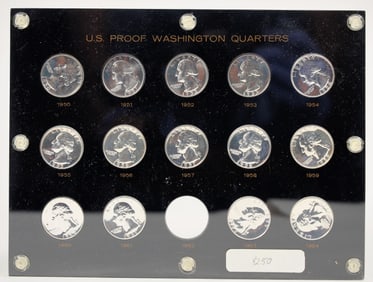 Capital Plastics Proof Washington Quarter Set (14 coins) [202068]
