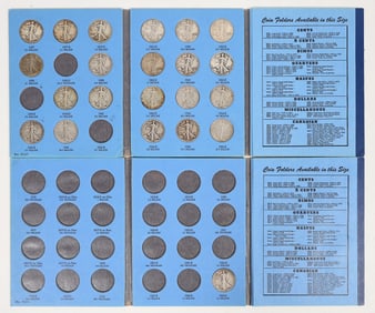 Liberty Standing Half Dollar Whitman Albums (2) [203800]