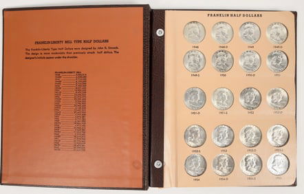 Choice BU Set Franklin Half Dollars [205321]
