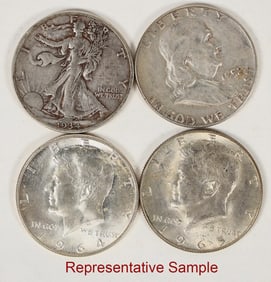 U.S. Silver Half Dollars (71) [203644]