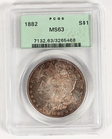 Morgan Dollar 1882: MS 63 [204746]
