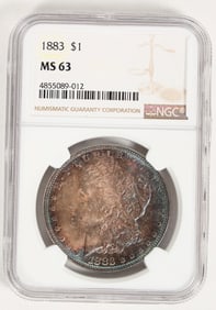 Morgan Dollar 1883: MS 63 [204747]