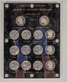 Susan B. Anthony Dollar Complete Set (14 coins) [204435]