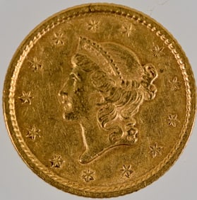 U. S. Liberty Head $1 Gold: 1853 [204095]
