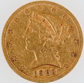 Liberty Head $5 Gold: 1903-S [202854]