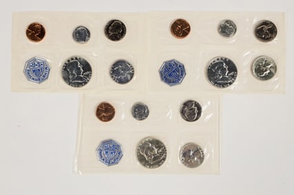 U.S. Proof Sets: 1956, 1957, 1958 [204741]