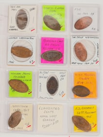 Elongated Cents, Some Rare, 11pcs [202587]
