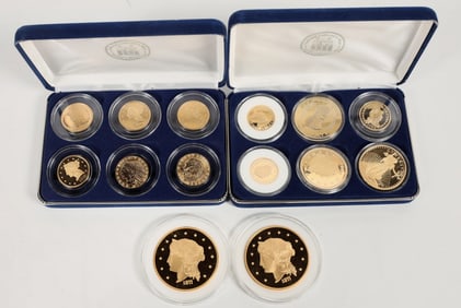 Rare Gold Coin Tribute Proof Collections (14 coins) [203508]