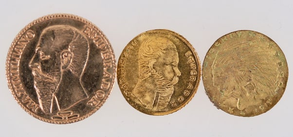 Mini Gold Coin Replicas (3) [204988]