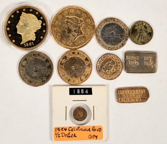 Gold Coin/Ingot Replicas (10) [204098]