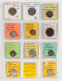 Roman Coins with Emperors, 11pcs [191964]