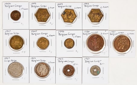 Coins of Belgian Congo (13) [200372]