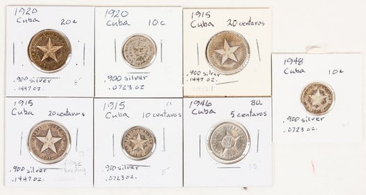 Coins of Cuba (7) [200373]