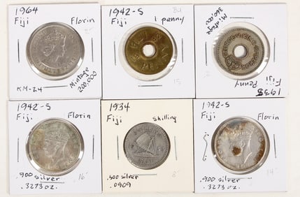 Coins of Fiji (6) [200377]