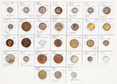 French Coin Collection  (31) [200378]