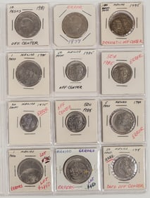 Mexico Error Coins (12) [205413]