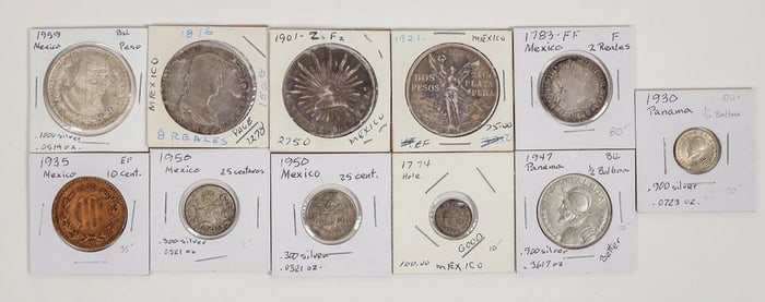 Mexico/Panama Coins (11) [205339]