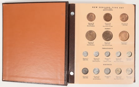 New Zealand Coin Type Set  [205195]
