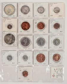Proof Coins of South Africa 1956-58 (17) [205342]
