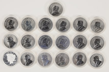 Silver Krugerrands (18) [202856]