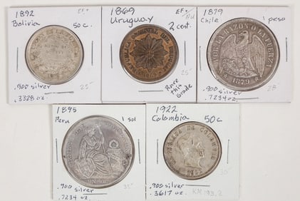 South American Coins (5) [205187]