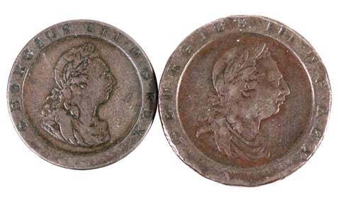George III One & Two Pence 1797 [205344]
