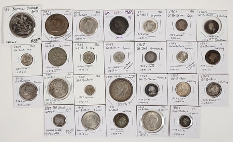 English Silver Coins (26) [205185]