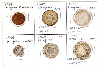 Coins of Uruguay (6) [200578]