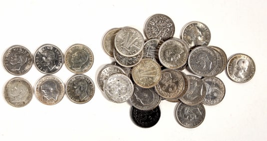 Three Pence Coin Collection (36) [204219]