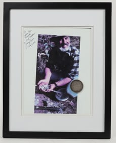 Framed Photo Of Faith Healer Coin Hoard [204717]