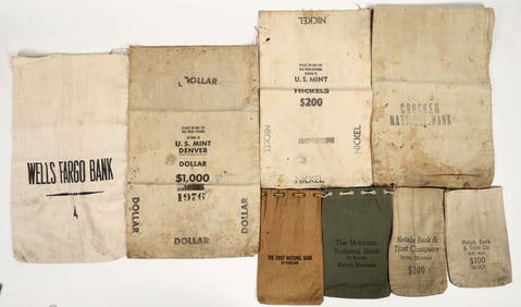 Canvas Bank Bag Collection (8) [204096]