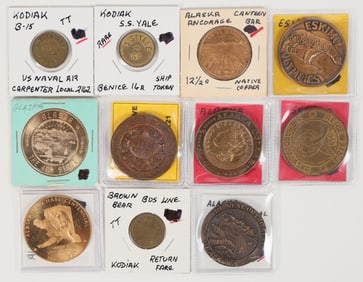 Alaska So-Called Dollars, 11pcs [202589]