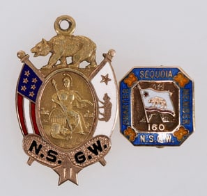 Native Sons of the Golden West Gold Medals (2) [204855]