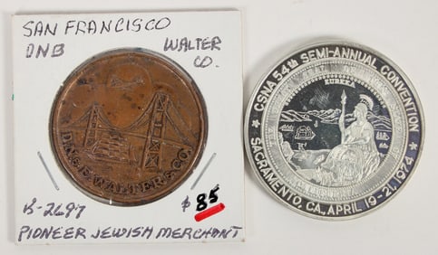 Silver CSNA Medal/ Walter & Co. Token [204731]