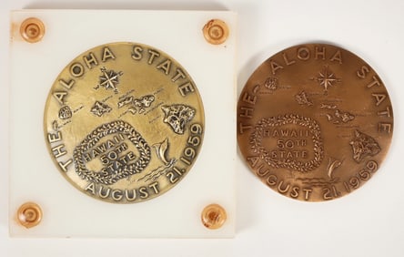 Hawaii 50th State Medals (2) [203601]