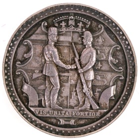 Dominion of Canada Rifle Association Silver Medal 1868 [202348]