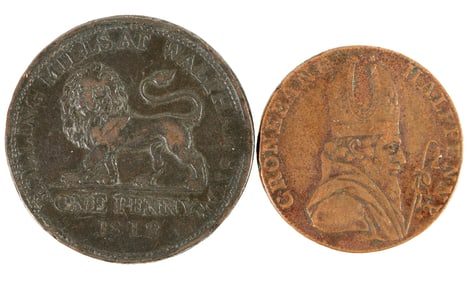 Irish Mining/British Copper Smelting Coins (2) [202632]