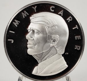 Carter Presidential Silver Inaugural Medal 1977 [204398]