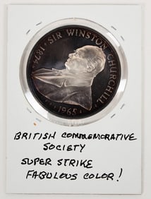 Winston Churchill Proof Silver Medal [205410]
