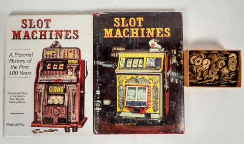 Slot Machine Tokens /2 Books, w/Autographs! A Tribute to Charles Fey [204492]