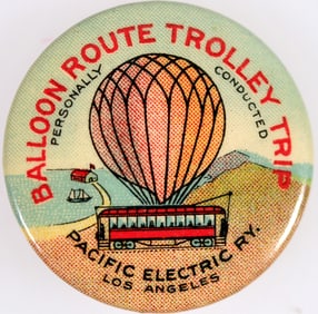 Balloon Race Pinback [201227]