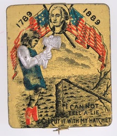 George Washington Political Pinback c1930's [201381]