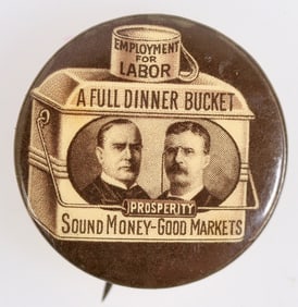 McKinley-Roosevelt Campaign Pinback [201386]