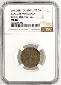 Century Mining Company Token, New Almaden [203514]